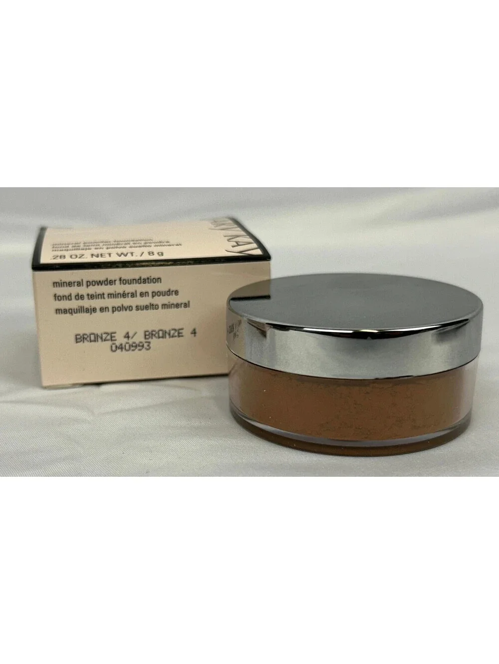 Mary Kay Mineral Powder Foundation Bronze 4 & 5 with Brush New in Box Set of 2